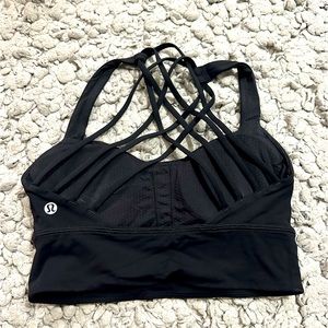 Black lululemon free to be wild top *Long*